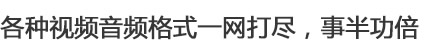 音视频格式自由导入