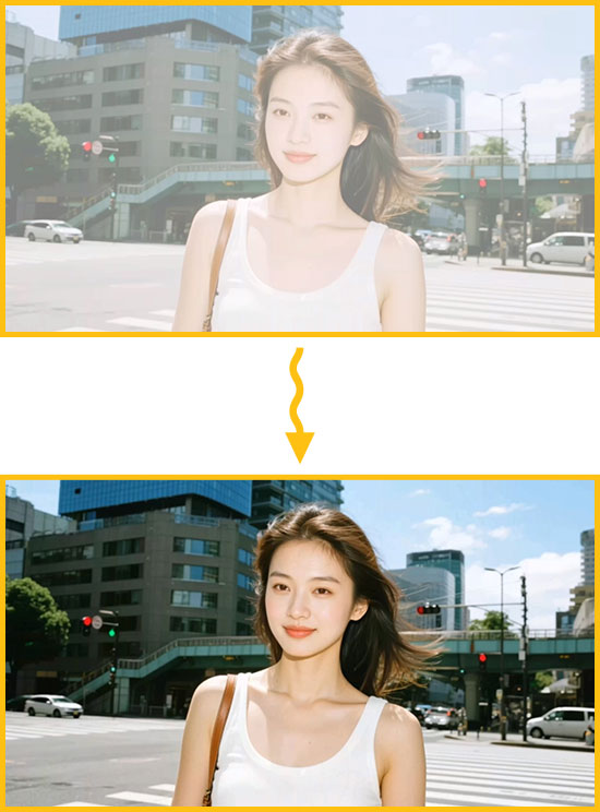 过曝光的视频如何调整，一键提高亮度和清晰度