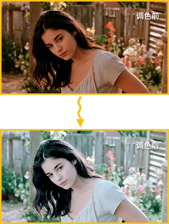 视频颜色太黄了怎么调